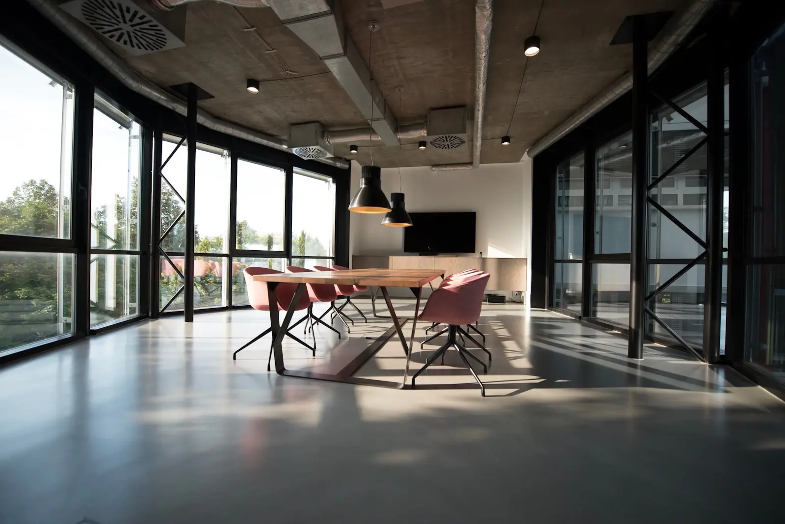 Commercial architecture, illustrative sample, not completed company work