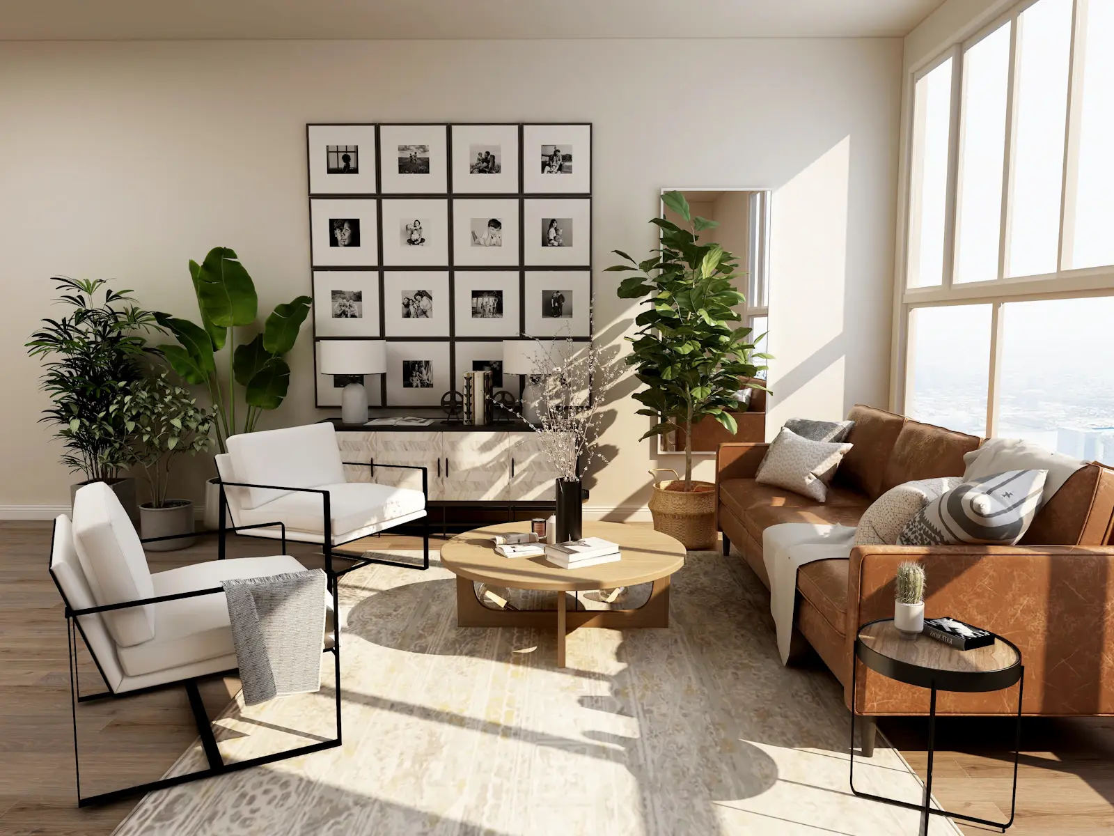 Illustrative finished living space